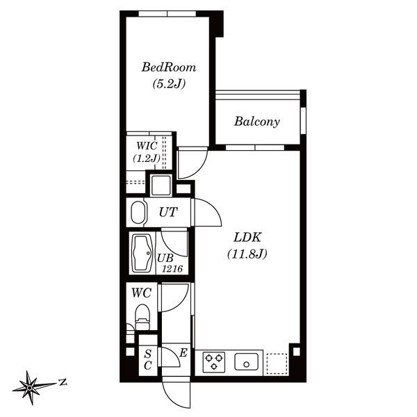 渋谷区初台のマンションの間取り