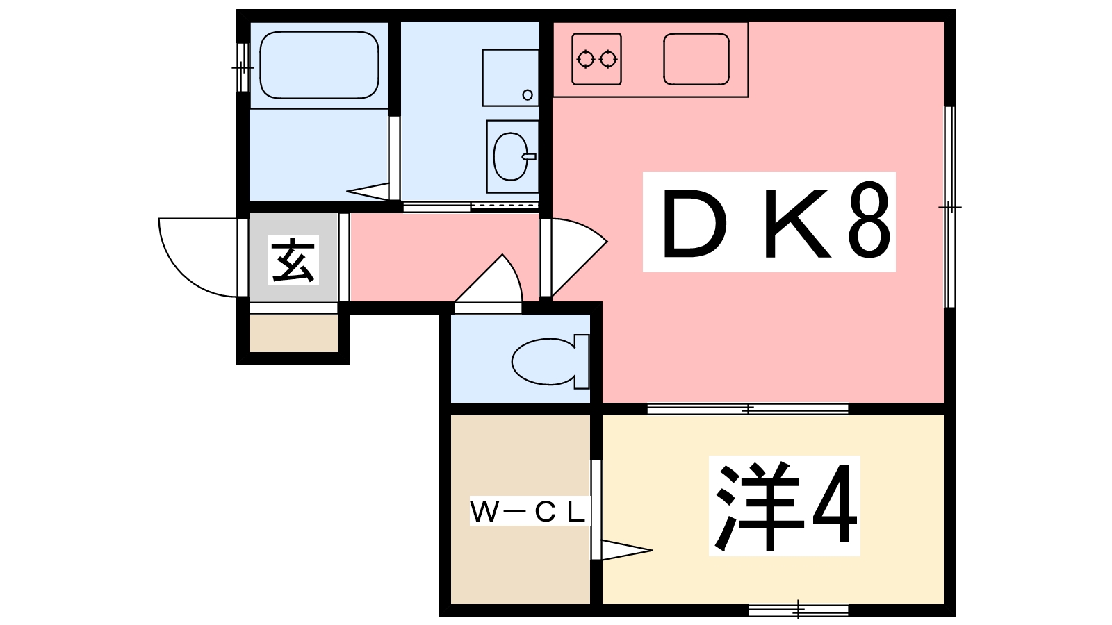 【コンフォート青山B棟の間取り】