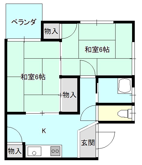 ウエダマンションの間取り