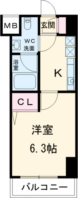 葛飾区奥戸のマンションの間取り