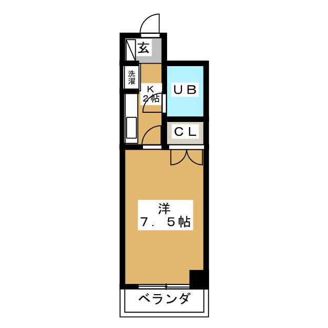 目黒区鷹番のマンションの間取り