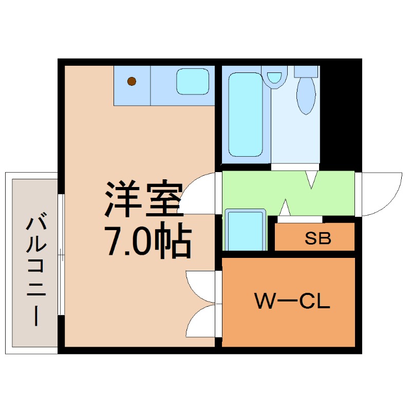 名古屋市中村区太閤のマンションの間取り