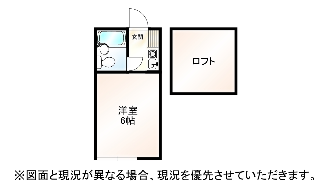 鴻巣市筑波のアパートの間取り