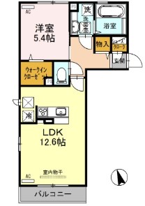 コンフォート・和　A棟の間取り