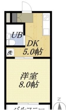 リバーハイツ今之浦IIの間取り