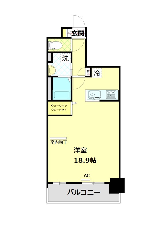 シズカビルディング白銀の間取り