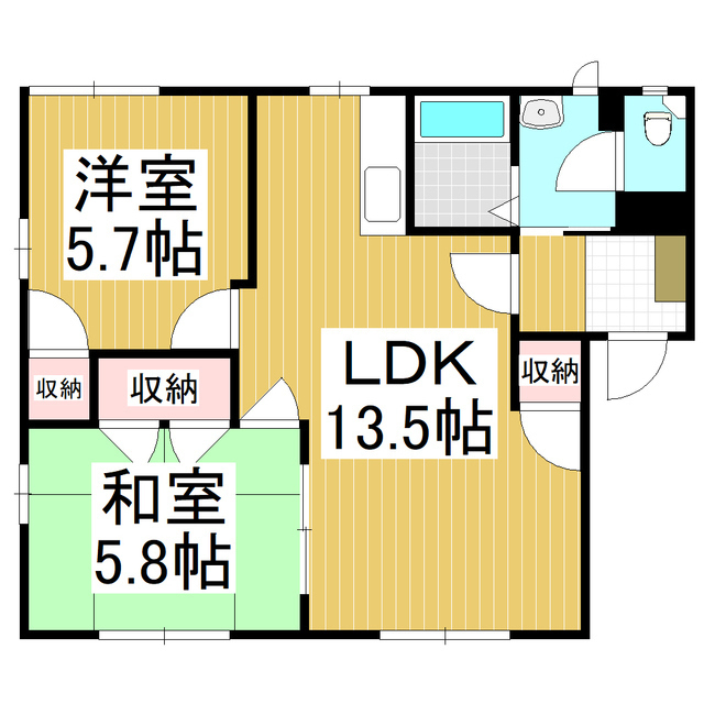 フレグランスみすずの間取り