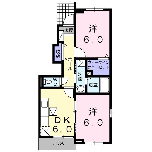 サンシャイン新町の間取り