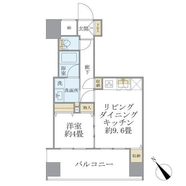 エミリブ東長崎の間取り