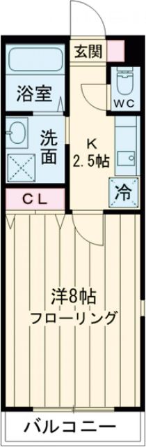 プレジールの間取り