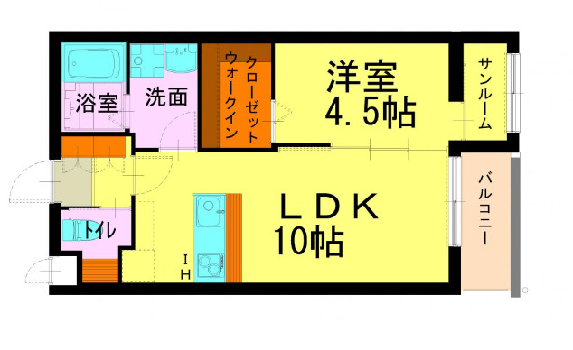 セントラルフィールド　Ｃｅｎｔｒａｌ　ｆｉｅｌｄの間取り