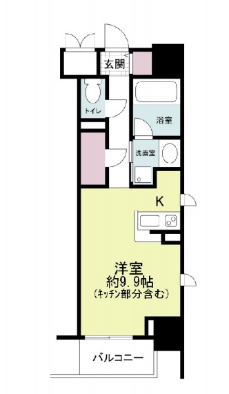 ドゥーエ立売堀の間取り