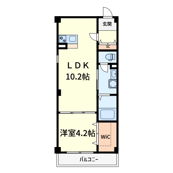 アルシエラの間取り