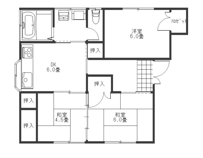 アートハイツの間取り