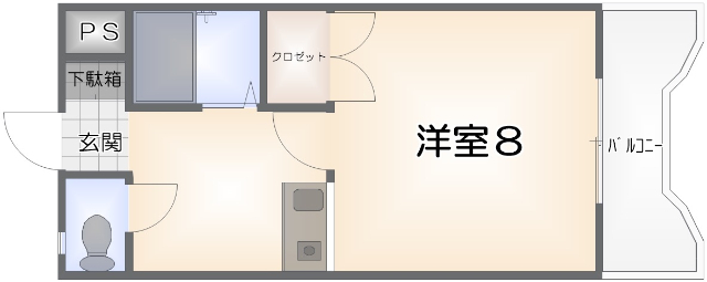 ヴィゴラス壱番館の間取り