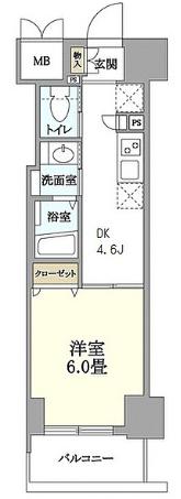 エステムプラザ芝公園の間取り