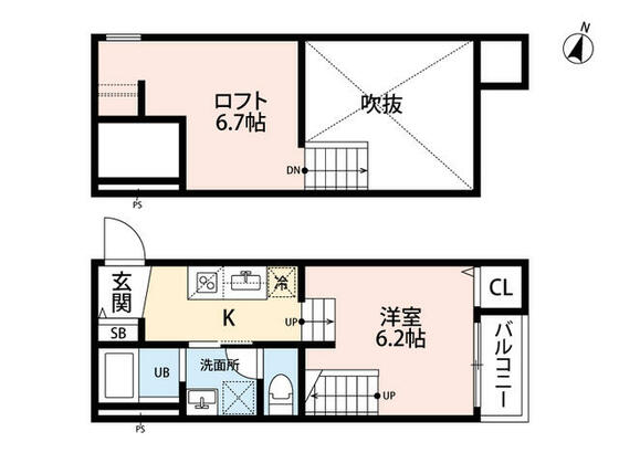 Ｎ’ｓ　ｓｅｒｉｅｓ　迎町（エヌズ　シリーズ）の間取り