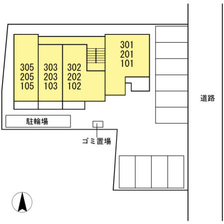 【福山市南本庄のアパートのその他】