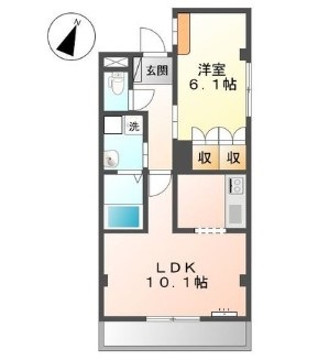 シャンティ　ラ　ヴィ　大倉山の間取り