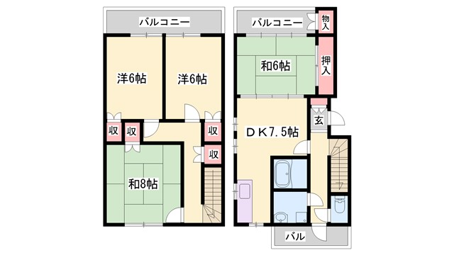 プラザエムの間取り