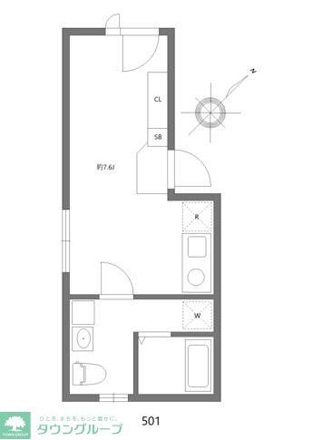 文京区向丘のマンションの間取り