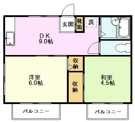 ニューサニーホームズの間取り