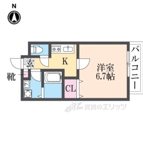 アイリス寝屋川の間取り