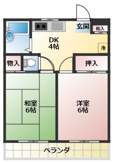 アイコーポ70の間取り