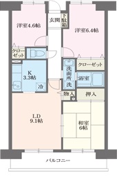 コンフォート津田沼壱番館の間取り