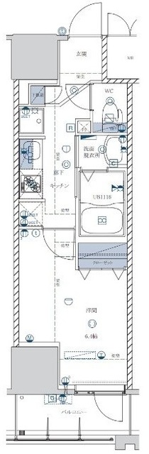 Rising Place Kameidoの間取り