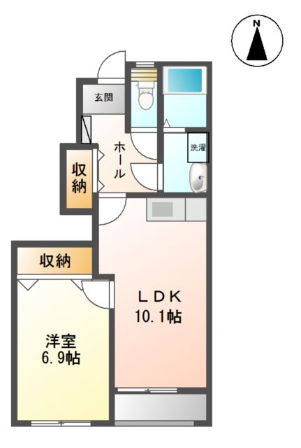 スカイコートＭの間取り