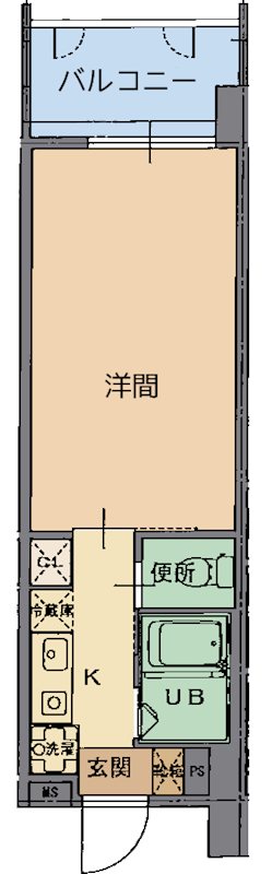 トーマス津波古の間取り