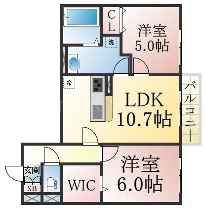 Town Court（タウンコート）の間取り