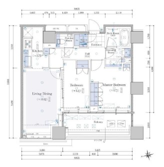 クラッシィタワー新宿御苑の間取り