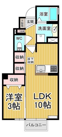 リェス ソーンツェＢの間取り