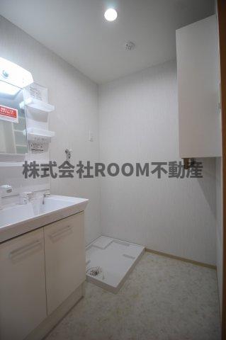 洗面設備　使いやすい洗面所です