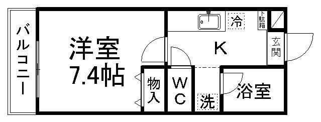 全健ハイム八木山Iの間取り写真