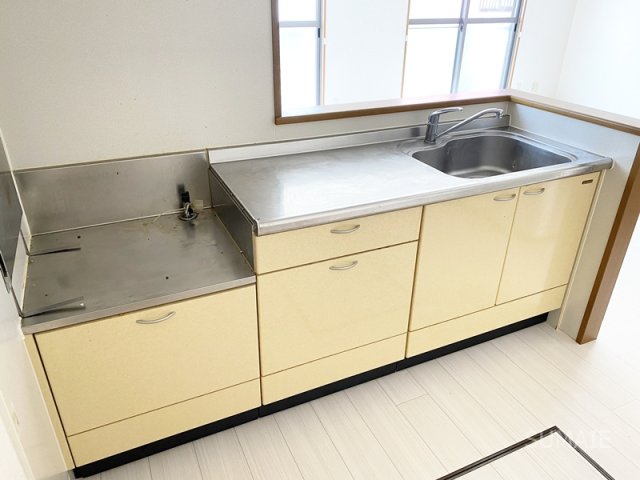 キッチン　ガスコンロ設置可能！