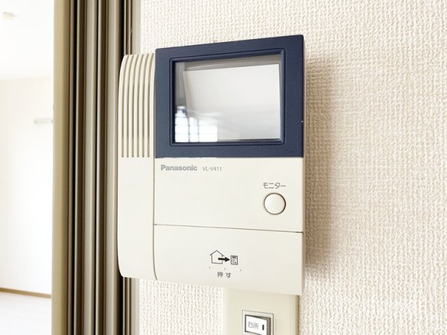 セキュリティ　安心のモニター付きインターホン！