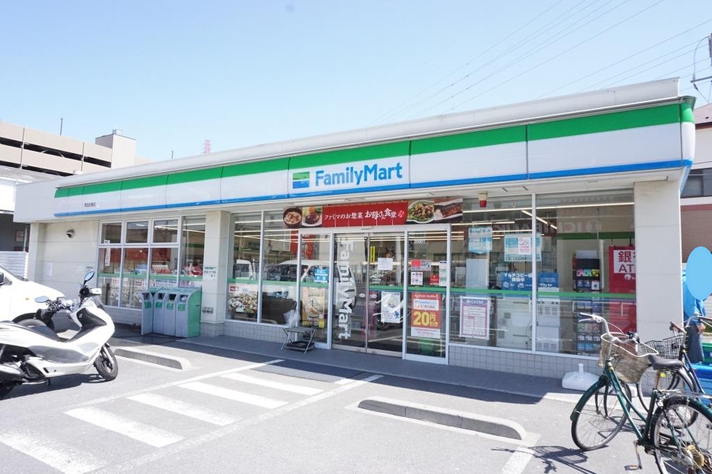 コンビニ　ファミリーマート 草加谷塚店（コンビニ）まで343m