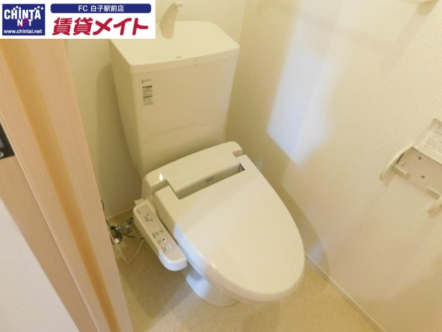 トイレ　同物件別部屋の写真