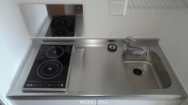 キッチン　2口コンロ付きです。