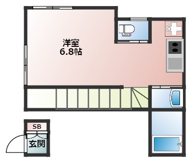 ランドフォレスト上十条の間取り写真