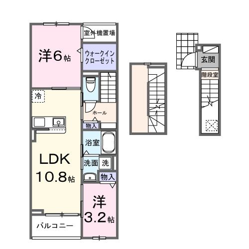 小田急小田原線 渋沢駅 徒歩6分 3階建 新築の間取り写真