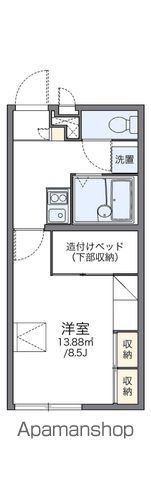 レオパレスフルールエルテライの間取り写真