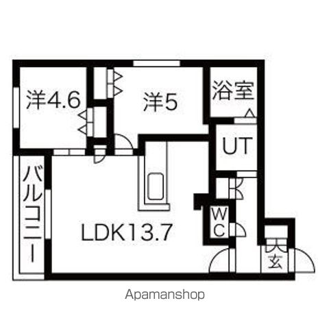 Rejoice東札幌の間取り写真