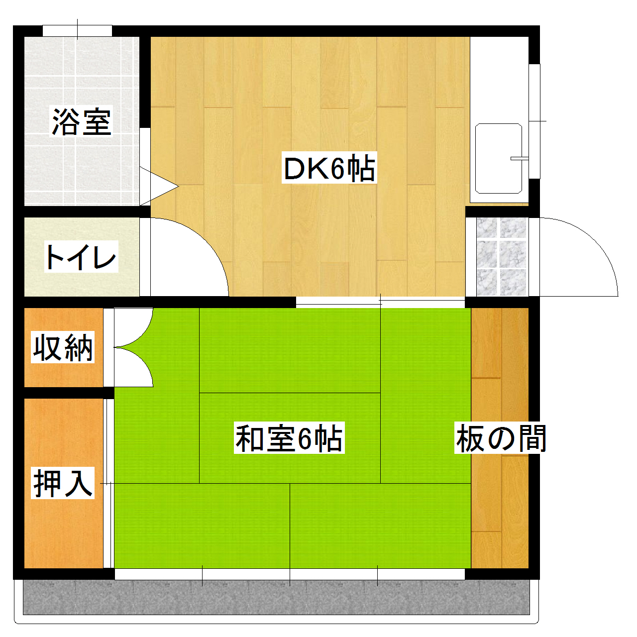 徳永ハイツの間取り