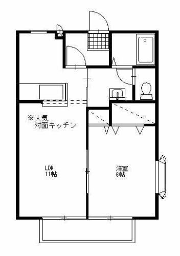 はなメゾンの間取り