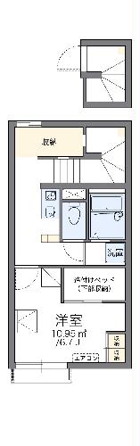 レオパレス辻ガ花の間取り