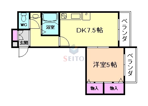 グレース曽根の間取り